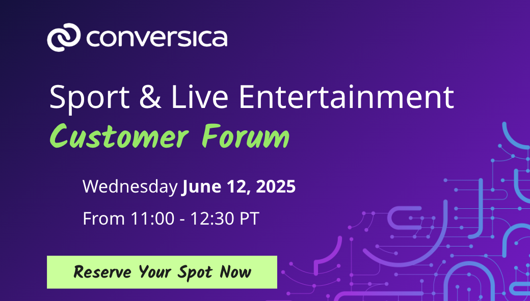 Conversica Sports and Live Entertainment Customer Forum